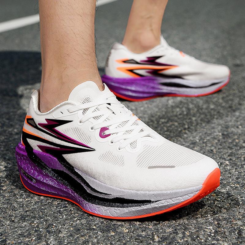New Men's Running Shoes Men's and Women's Carbon Plate Shock Absorption Running Sports Shoes Fitness Casual Physical Testing Shoes