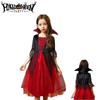 Kids Halloween Wicked Vampire Cosplay Costume Red Tulle Skirt Fancy Dress Party