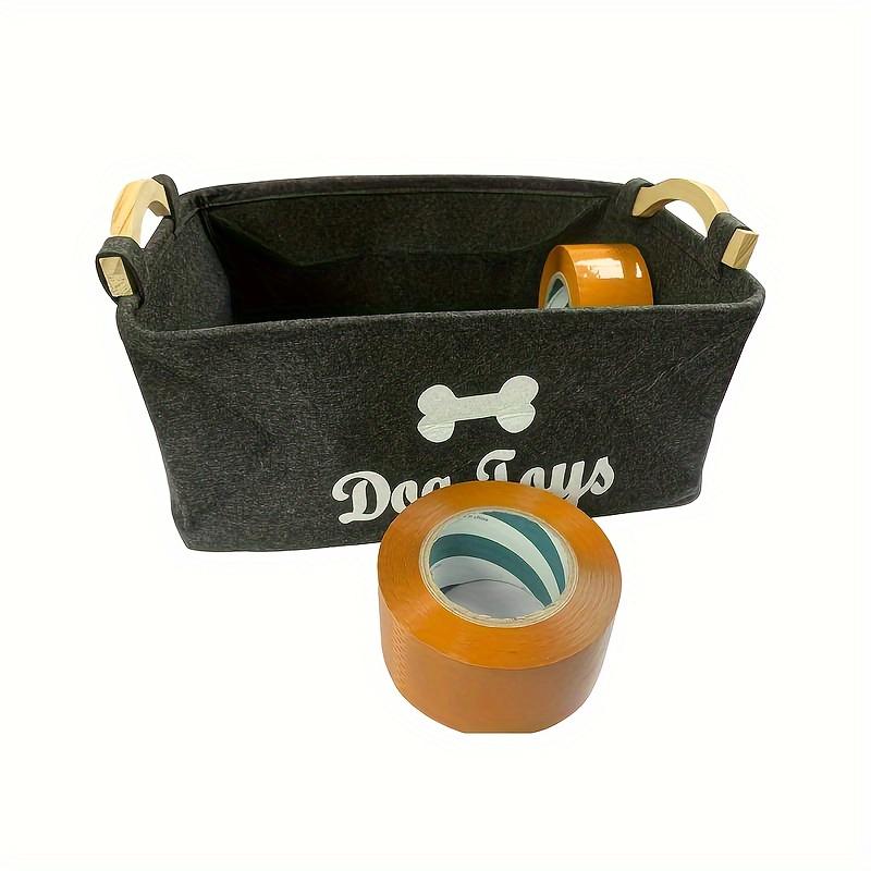 1pcsDurable Felt Pet Toy Storage Box Home Storage Box - Polyester Fiber