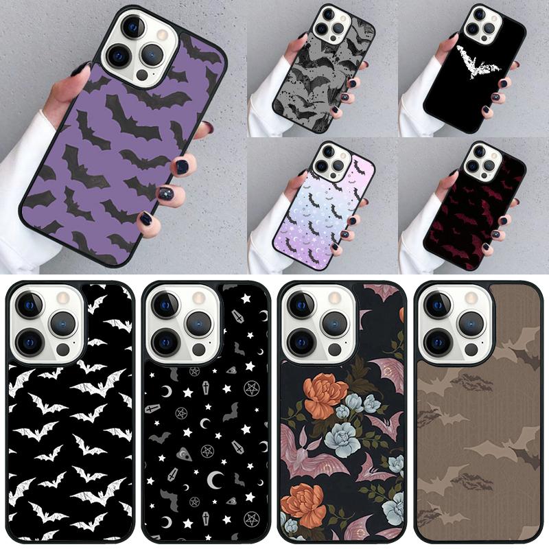 Goth Vampire Bat Gothic Phone Case For iPhone 17 Air 16 16e 15 13 14 Pro Max 11 12 Plus 2022 MAX Shell Cover Coque