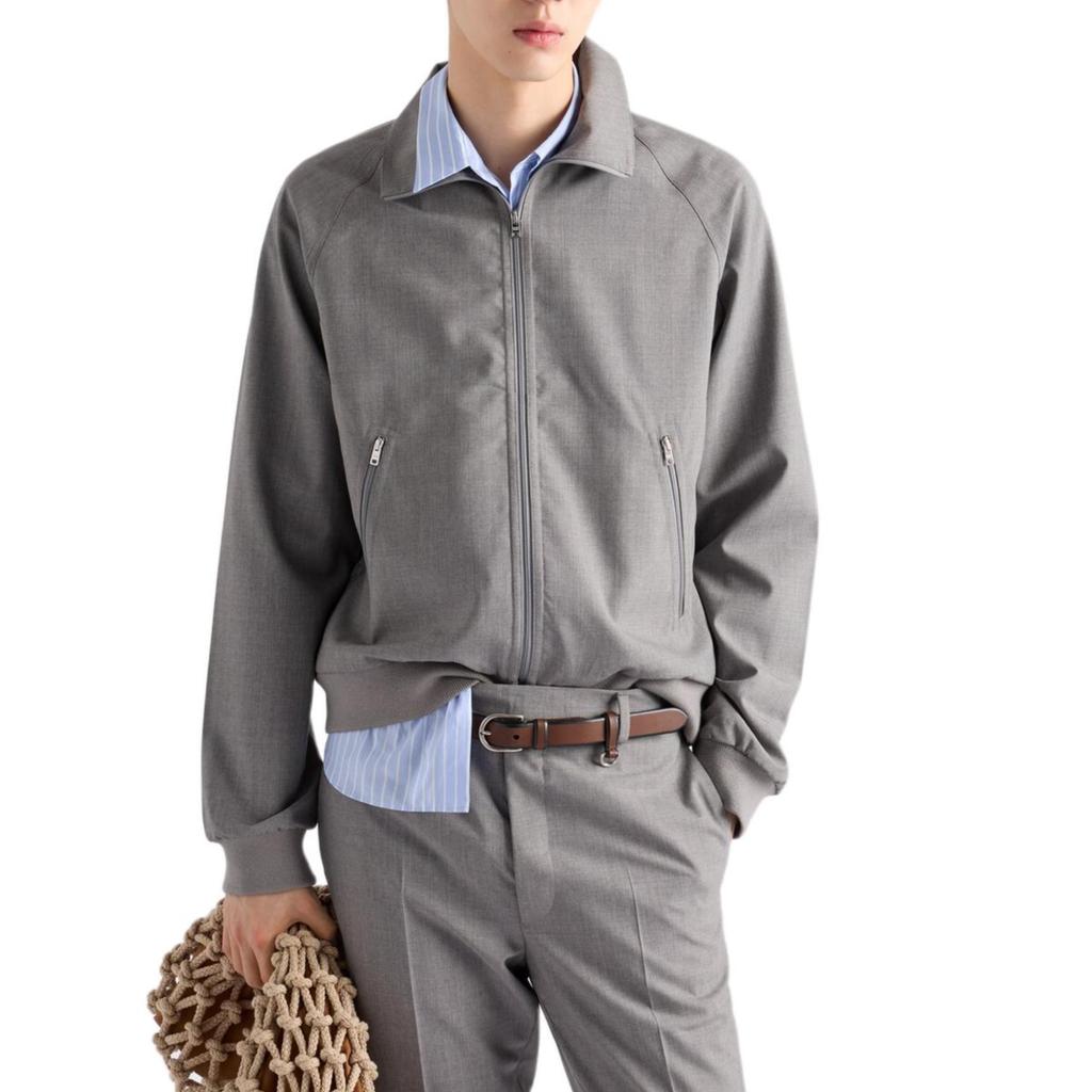 PRADA Wool Bomber Jacket SGC874-1XMY-F0031-S-OOO