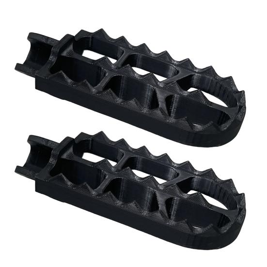 Anti Slip Foot Pegs for Dirt Bike Motorcycle, PLA Offroad Footrest, Universal Wide Lattice Grip for Trail Riding