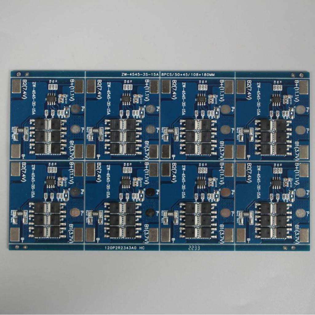 11.1V Lithium Battery Protection Board for High-Power Solar Emergency Storage, 5-15A, with Accessories