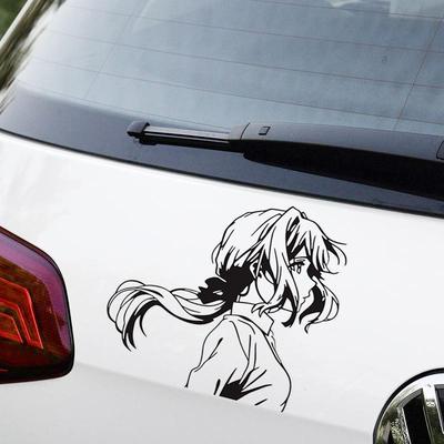 Violet Evergarden Sakura Petal Car Sticker - 2D Anime Rear Decoration