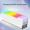 Advanced Cooling Heatsink DDR4 RAMs Module Customizable ARGB Lighting Multiple Platform Compatibility PC Heat Dissipation