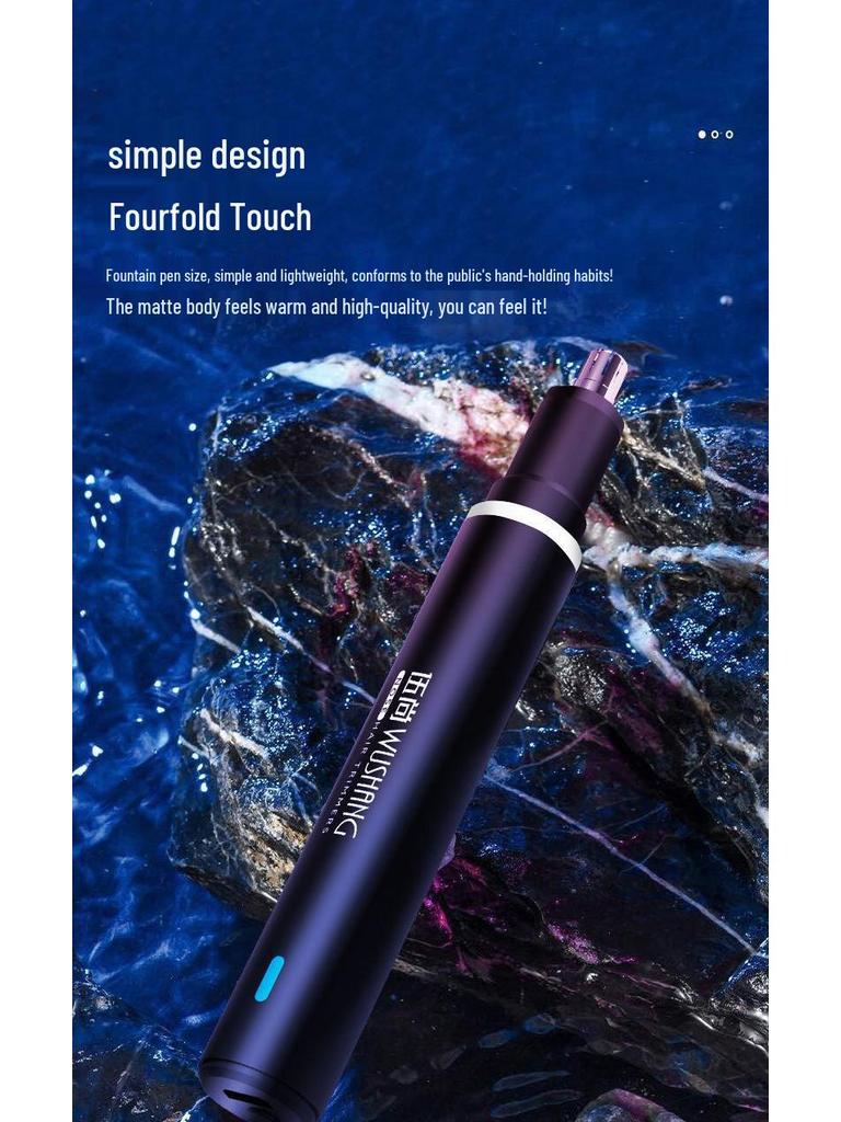 Rechargeable Electric Nose & Ear Hair Trimmer for Men & Women