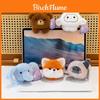 Short Plush Elephant Cat Bear Fox Refrigerator Magnet For Kitchen Decor And Gift