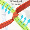 Lesă pentru câini multifuncțională 2 în 1 Lesă pentru câine retractabilă automată cu două capete, pivotantă la 360°, fără încurcături, lesă pentru plimbare cu lumini, plimbare pentru câine cu lesă