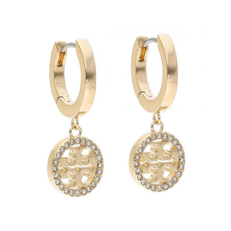 

Tory Burch Miller Pave Hoop Earrings 87041-783 87041-783