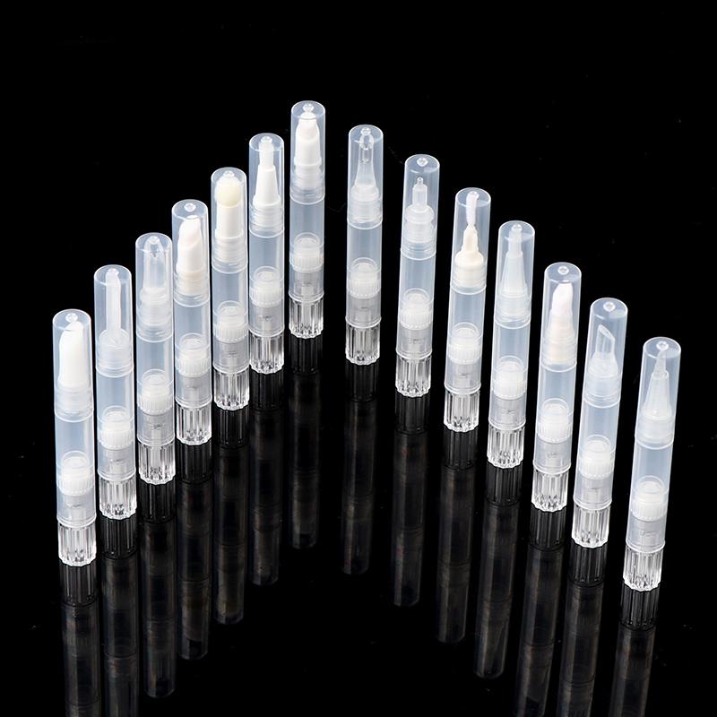 PP+PC Empty Nail Oil Pen With Brush Liquid Foundation Refillable Bottles 1.5ml