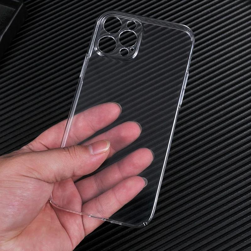 Transparente Harte PC-Kunststoff-Handyhülle Für iPhone 17 16E 16 15 14 PLUS 13 12 11 17 Pro Max MINI Linsenschutz Klare Hülle