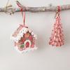 Christmas LED Light Up Candy House Snow House Small Pendant Ornament Decoration
