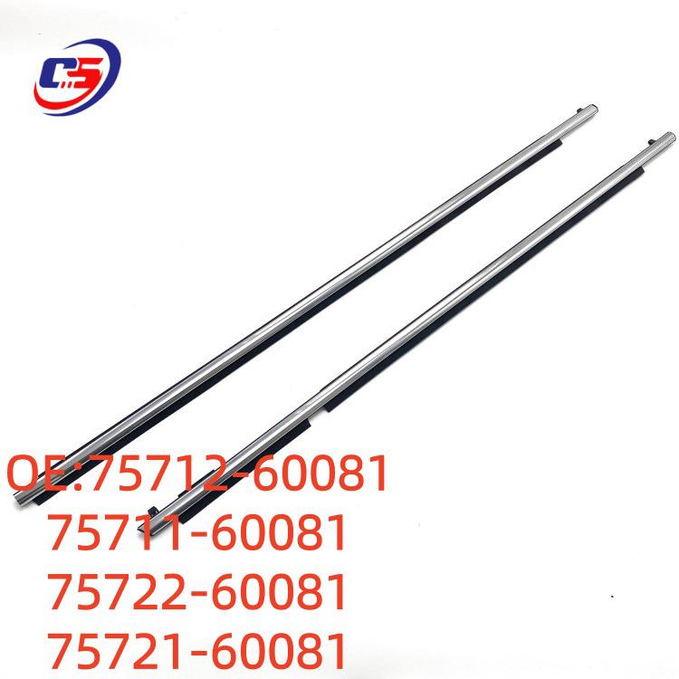 Compatible with Toyota Prado 150 (2010-2018) Exterior Window Trim Sealing Strip 75711-60081.