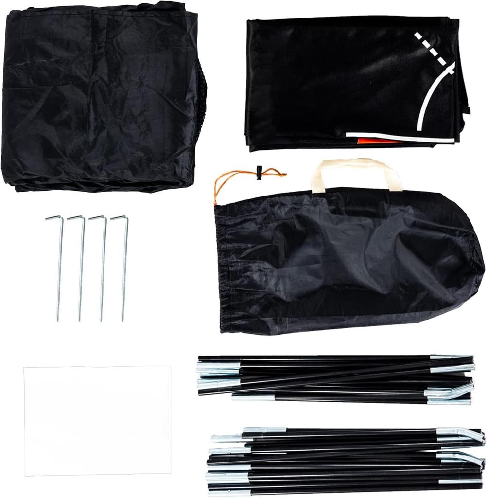 PGL Golf Golfový tréninkový golfový míček pro domácí úložný vak Easy xx 1M Net, síťka, ochranná, nerozbitná, cvičná, součástí balení, instalace, skládací