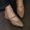 Elizabeth Stewart Dames Leer Juweel Mary Jane Pumps Ebal147510