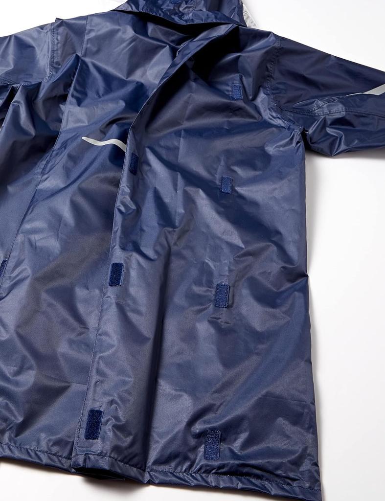 Helmet Compatible Backpack Rain Suit for Rain Tuck Rain Suit Navy L [Winter Cherry] Hood, Compatible, School, II,