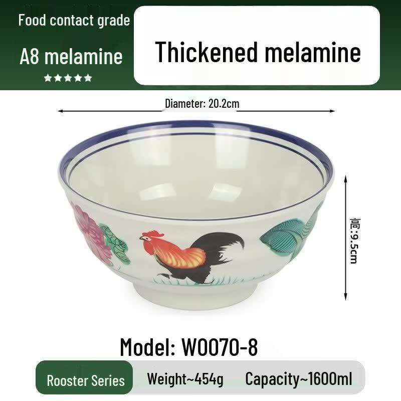 Меламиновая миска для лапши 8 inches