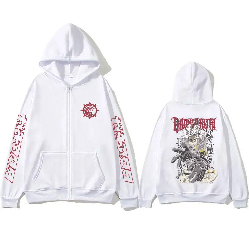 Anime Gachiakuta Rudo Grafická mikina s kapucí a zipem Pánská Dámská Ležérní Oversized bunda s zipem Kabát Pánská Kreslená Manga Cosplay Streetwear