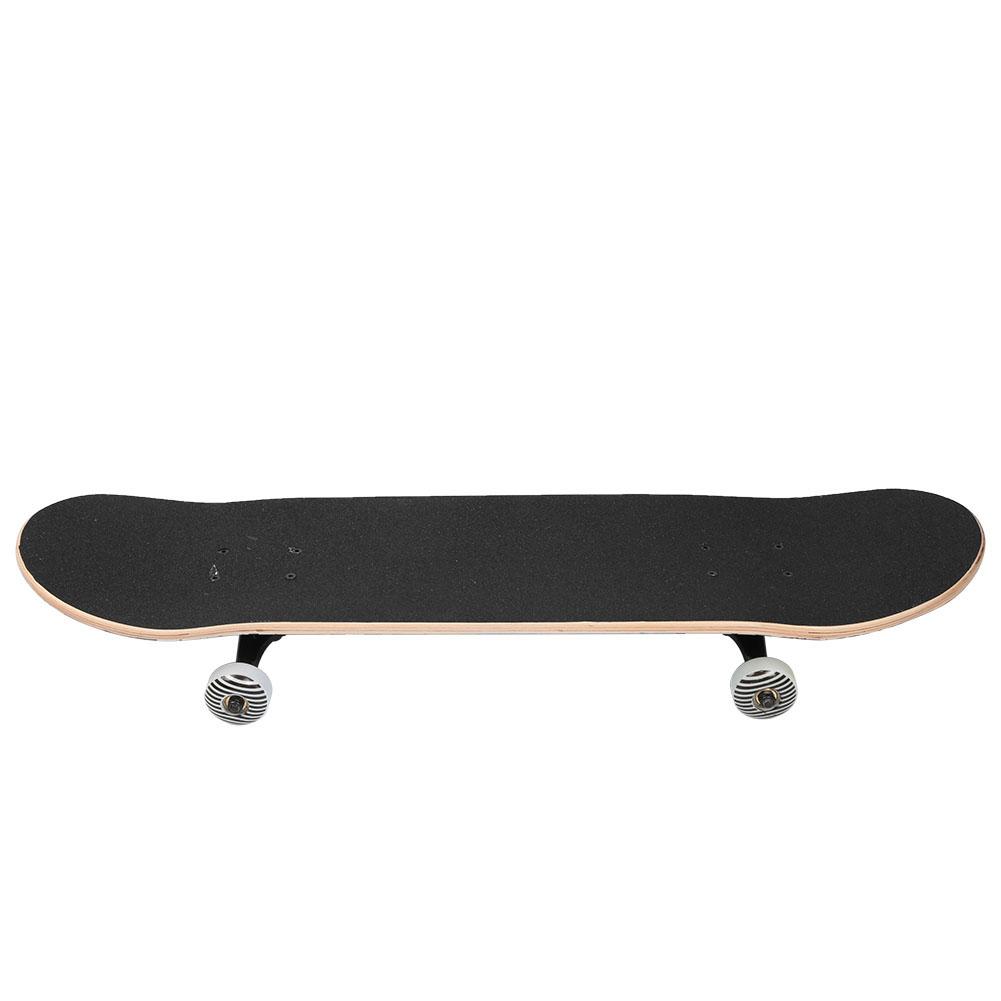 Double 7 Layer Maple Wood Four Wheel Beginner Board Skateboard for Outdoor Entertainment(A)
