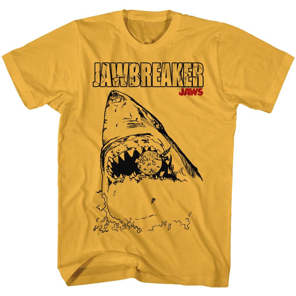 Jaws 70 Thriller Movie Jawbreaker Great White Biting Cork Men T Shirt XXL