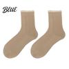Legere Crew-Socken für Röcke Rüschen Damen Baumwolle Spitzensocken mit Rüschen Weich Atmungsaktiv Vintage-inspiriert Strumpfwaren Knöchel Tägliches Tragen Und Modisch