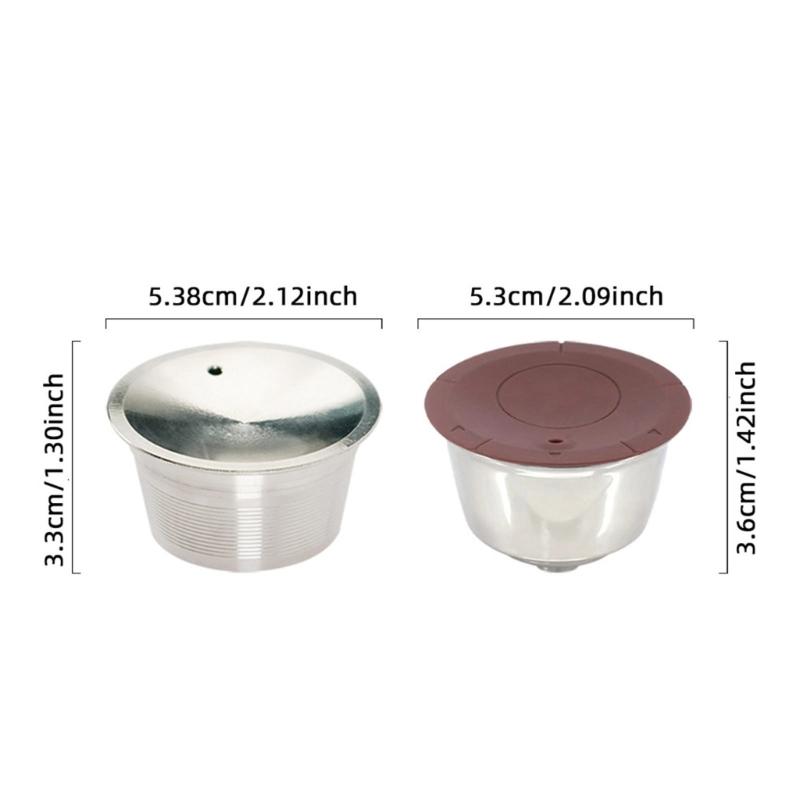 Reusable Coffee Filter Easy Installation Conversion Filter Adapter for EDG636 DEG250 EDG616 EDG626 EDG766 Coffee Machine