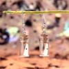Halloween Ghost Drifting Bottle Acrylic Earrrings for Women Glow In the Dark Spooky Drop Earring Necklace Party Jewelry Gifts