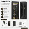 Multifunctional Metal Ballpoint Tool Pen Gift Set with Light, Bottle Opener, Stylus, and Ruler