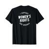 I Support Unisexs Rights And Wrongs T Shirt Black Vintage Stylish Stretched Unisex Slightly Versatile Comfortable