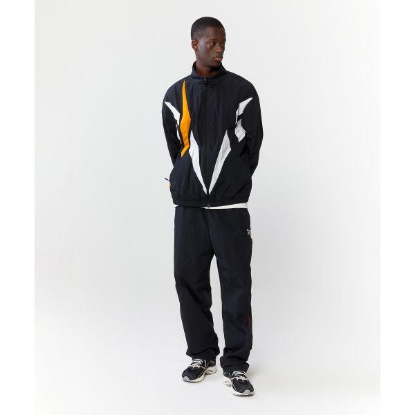 Reebok X Vector Collaboration Stand Collar Casual Long Sleeve Windbreaker Unisex Outerwear Black REJU4EJ30BK