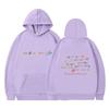 Women's Plus Velvet Hoodie with Letter Print & Kangaroo Pocket - Korean Style Loose Fit