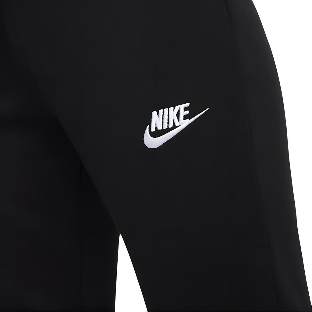 Nike Solid Color Logo Embroidered Jogger Pants Women Bottoms Black DQ5175-010