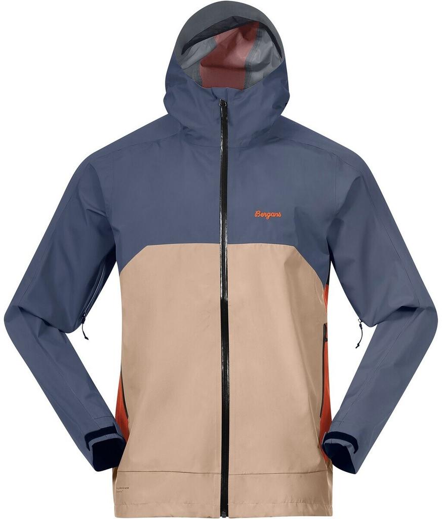 Куртка Bergans Men's Vaagaa 3L Shell Jacket (3636) гранитно-синий/теплый песок