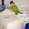 A-Class Cool Ice Silk Summer Quilt - Breathable, Machine Washable, for Single/Double Beds