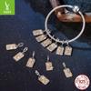 S925 Sterling Silver Twelve Constellations Pendant Jewelry Accessories Personalized Versatile Diy Beads