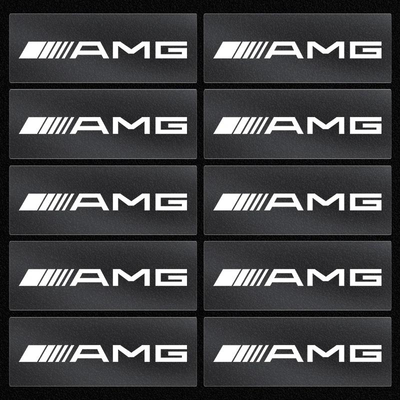 AABIE1 2/5/10Pcs Car Interior Random Stickers Car Steering Wheel Caps Styling For Mercedes Benz C200 C230 C240 C250 C280 C300 C320 C350