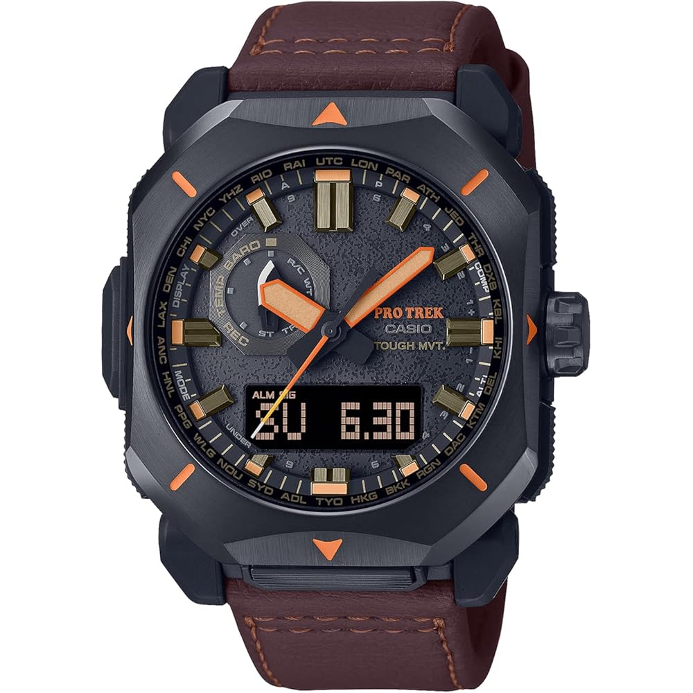

[Casio] Pro Trek Watch [Domestic Genuine] Climber Line Radio Wave Solar Biomass Plastic PRW-6900Y...