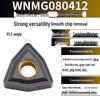 Peach-Shaped WNMG080404 Stainless Steel CNC Turning Insert