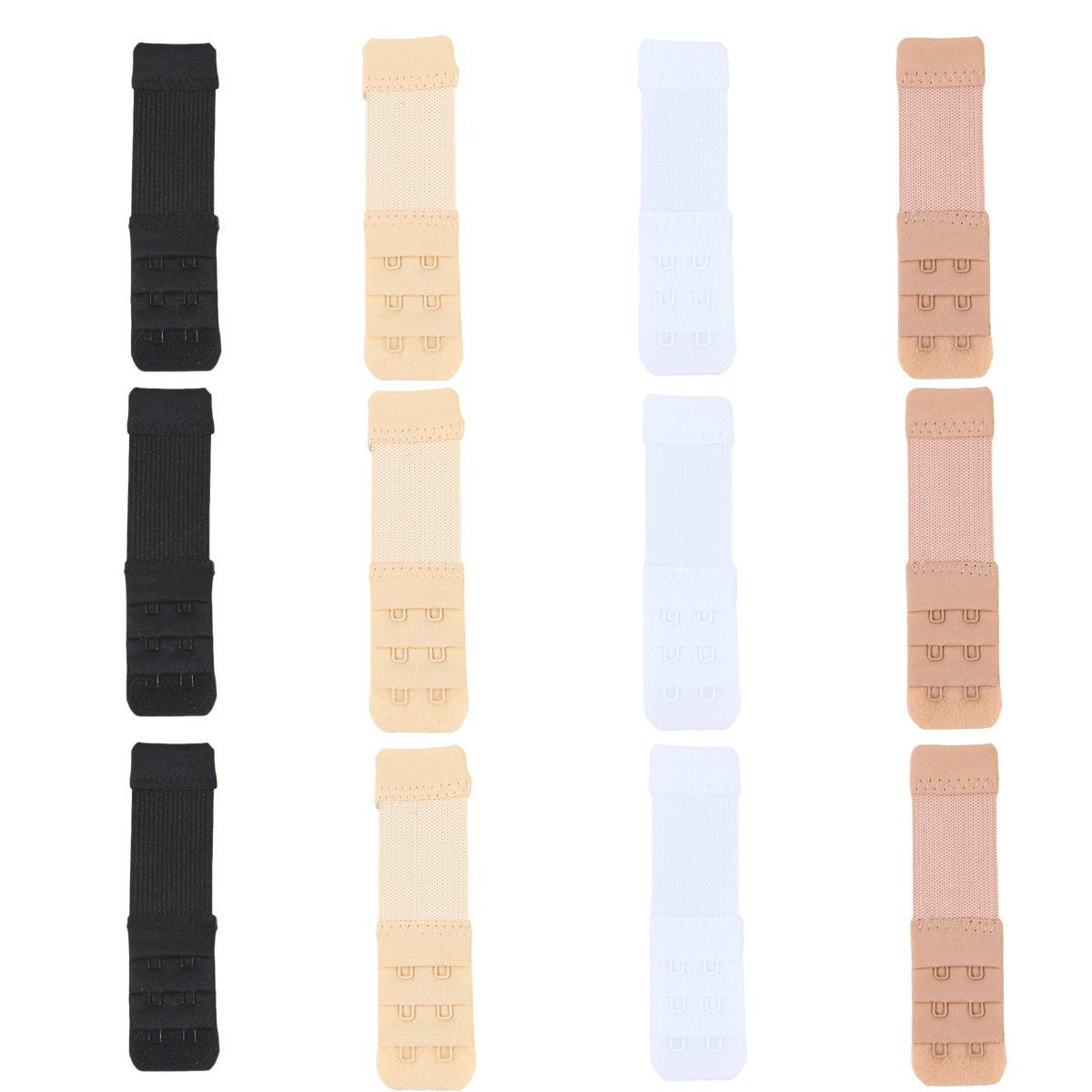 

2,8 см Нейлоновый Эластичный Удлинитель для Бюстгальтера с Трехрядной Застежкой на Два Крючка 12 Pearl Bags