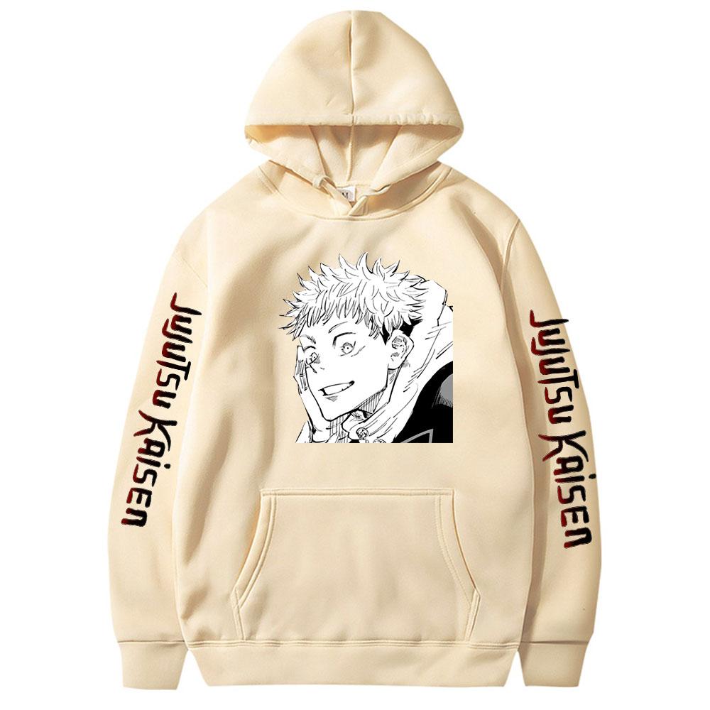 2025 Anime Jujutsu Kaisen Fashion Graphic Hoodies Vintage Oversized Hooded Hip Hop Long Sleeves Cotton Hoodie Men Women Clothes