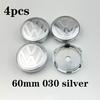 2026 Hot Cache-moyeux De Roue De Voiture 4pcs 60mm Avec Emblème Pour Volkswagen VW Polo Golf-4 5 6 7 MK5 CC Tiguan Passat MK6 MK7 Acc zs4