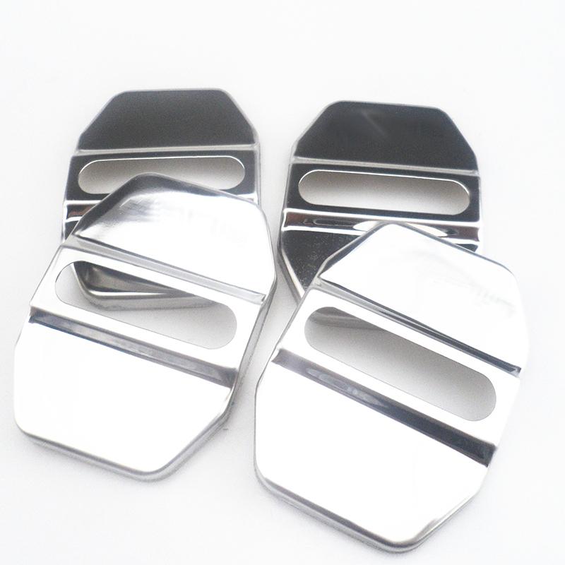 4Pcs Car Door Striker Cover Lock Buckle Cap Protector for Mercedes Benz B C E ML SLK Class GLK300 W164 C260 Chrysler 300c