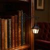 Literary Space Lighting Ghost Bookshelf Light, Decorative Retro Lantern for Library Decor, Warm LED Light Reading Lamp Book Lovers, Gothic Fantasy