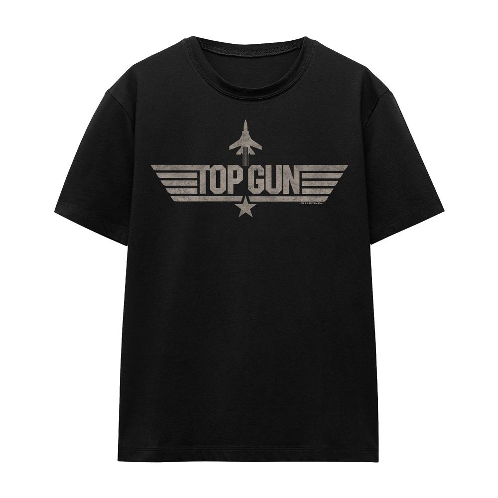 Top Gun Unisex Adult Monotone Logo T-Shirt