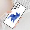 Watercolor French Bulldog Painting Phone Case For Samsung S25 S23 S30 S8 S21 S20 FE S24 S22 Note 10 20 Plus lite Ultra