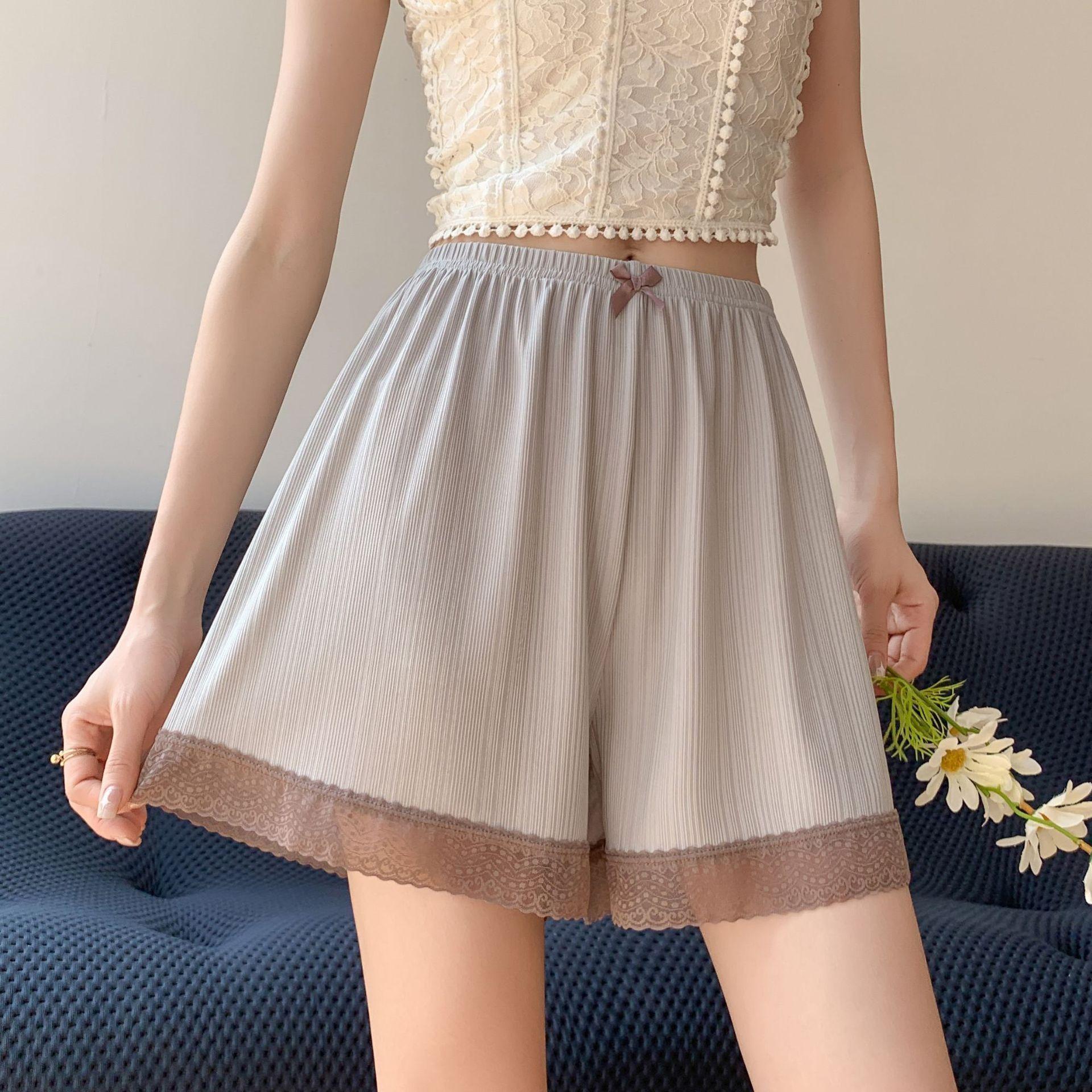 

Женские весенне-летние шорты-безопасности с кружевной отделкой в стиле колор-блок - Легкие, не просвечивающие, свободного кроя, для отдыха M