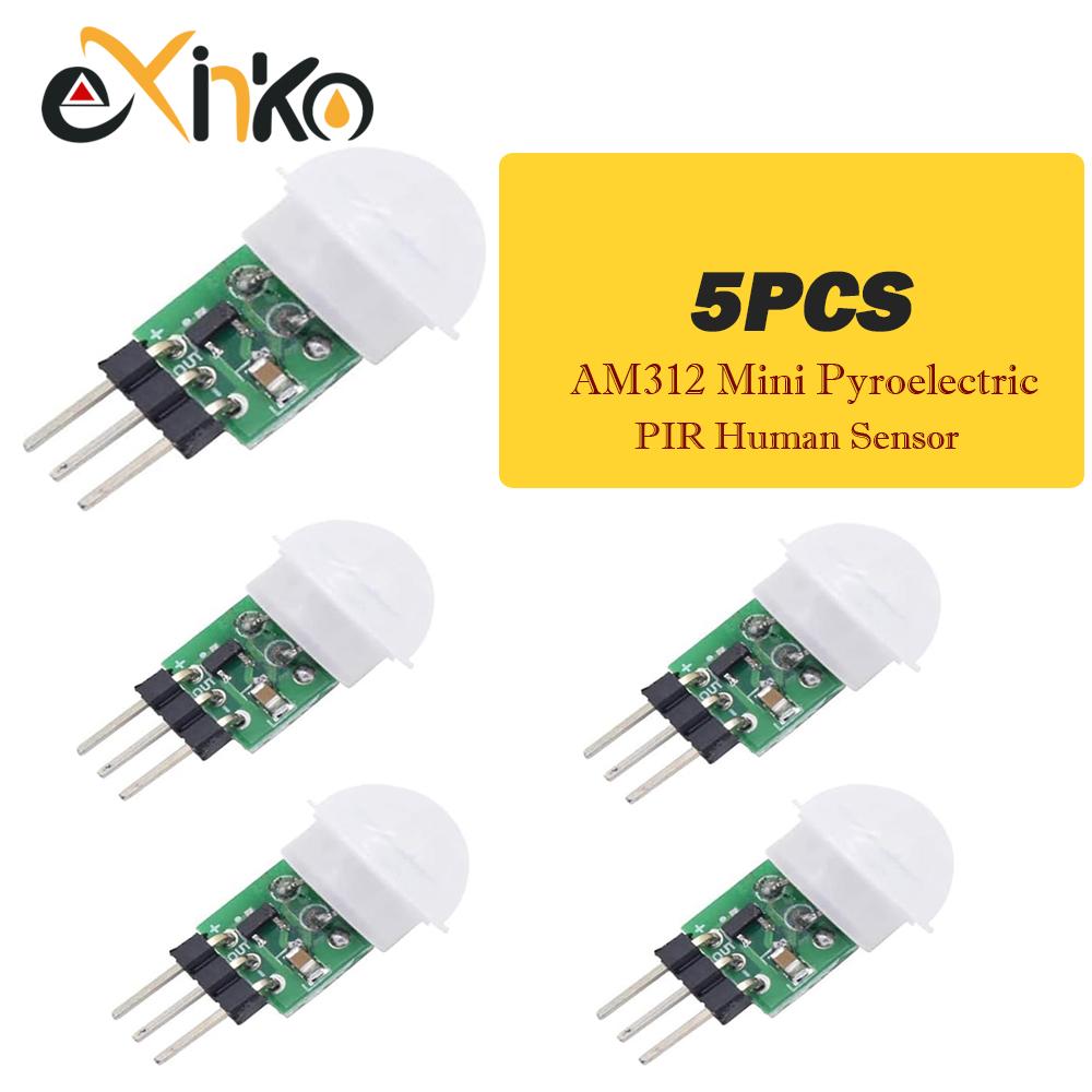 1-10pcs AM312 Mini Pyroelectric PIR Human Sensor Module PIR Infrared IR Sensor Body Motion Infrared IR Detector