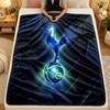 Flanell-Decke Tottenham Hotspur Warm Weich Überwurfdecke für Innenbereich Sofa Bett Wohnzimmergebrauch