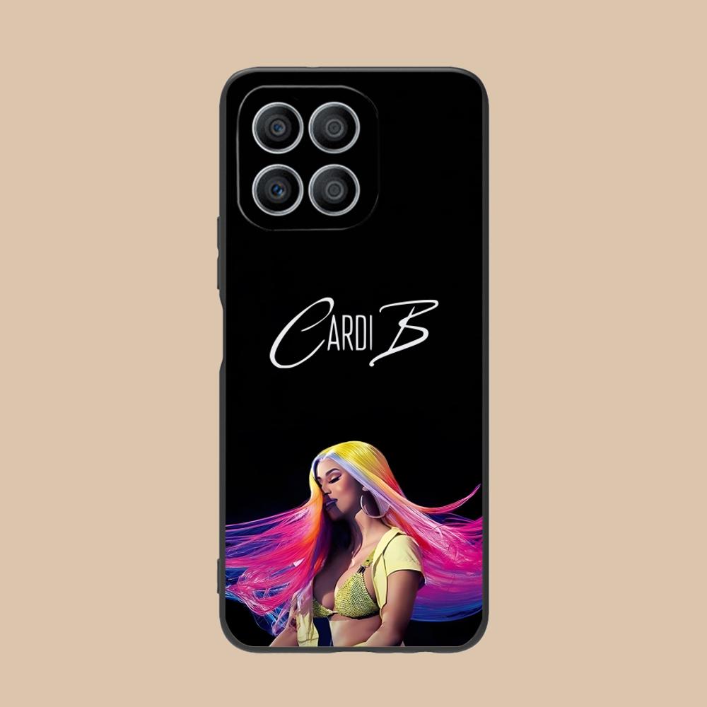 Cardi B Matte TPU Mobile Phone Case for Honor 90 80 70 60 50 30 20 10 9 8 7 Pro S SE Lite 5G Colorful Printing Cover