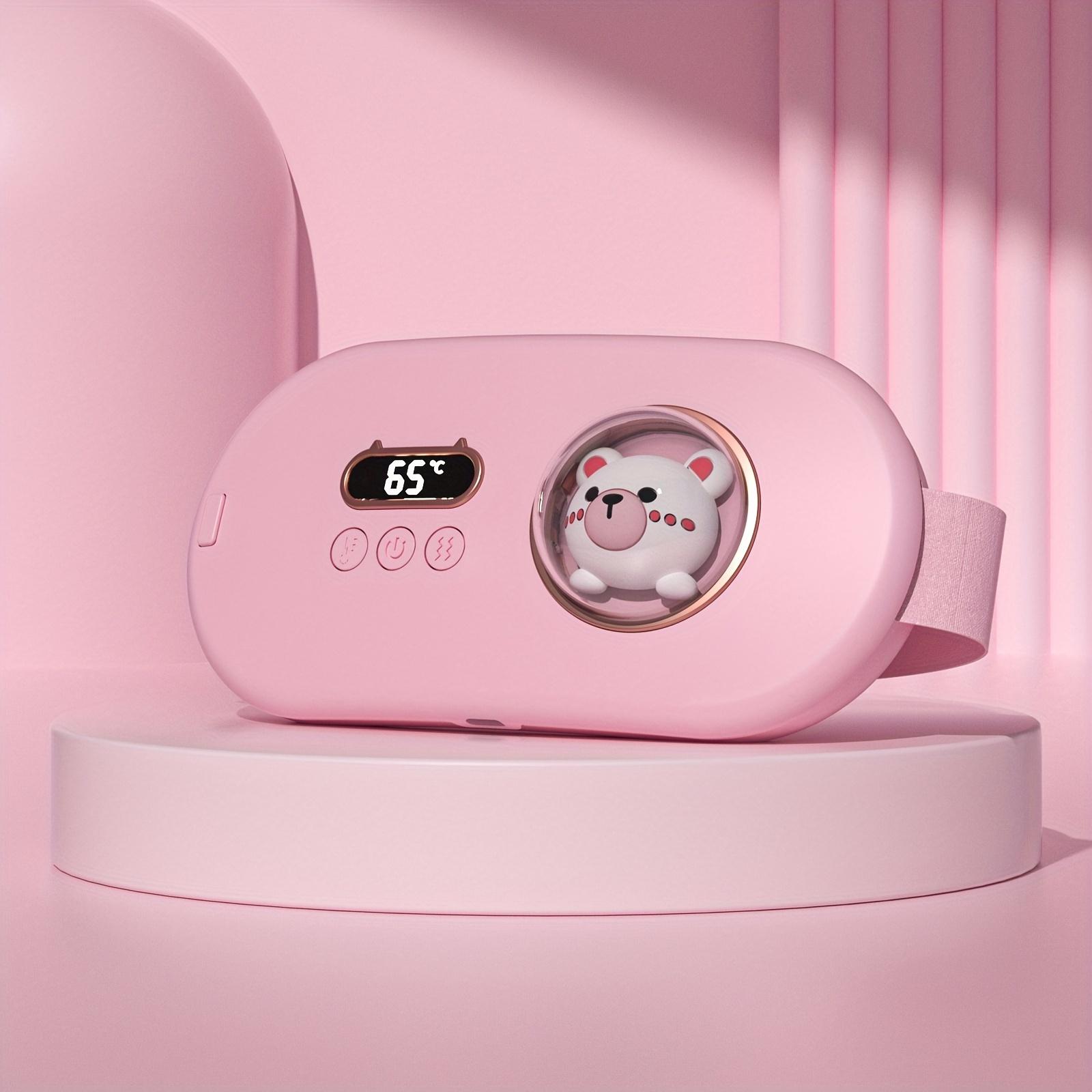 

Умный пояс для обогрева живота в форме космической капсулы, массажер с подогревом с двумя двигателями, массажер для обогрева живота с горячим компрессом, подарок для девочек, 7 уровней V